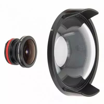 D�me pour Olympus FCON-T02 avec objectif Fisheye pour Olympus TG-6