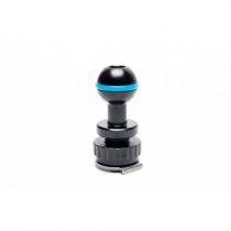 Adaptateur boule 25 mm sur griffe porte flash nauticam 