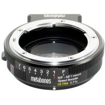 Adaptateur Metabones Speed &#8203;&#8203;Booster Ultra 0.71x pour objectif Nikon G vers appareil photo Micro Four Thirds-Mount