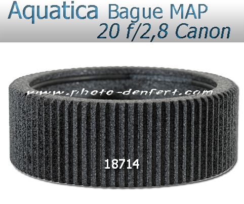 Aquatica bague de mise au point pour Canon 20f/2,8