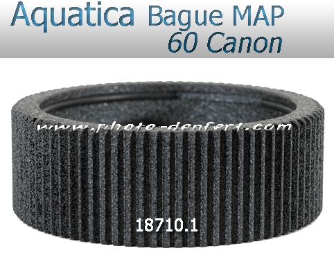 Aquatica bague de mise au point pour Canon 60 f/2,8 Macro