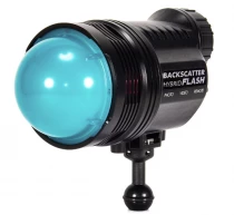 Backscatter dome diffuseur ambiance bleue 160&deg; pour HF-1