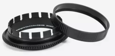 Bague de zoom nauticam cmef815-z pour adaptateur canon ef-eos m et 8-15 mm f4 fisheye usm