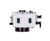 Bo&icirc;tier sous-marin 200DLM/D pour Canon EOS R10 [Mise &agrave; jour fibre optique]