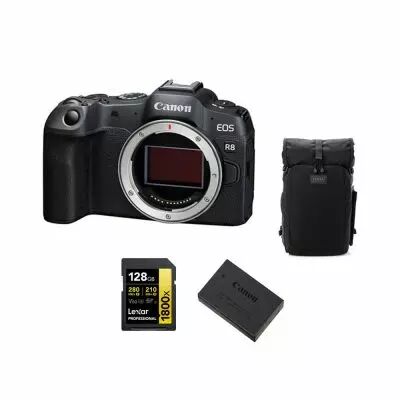 CANON EOS R8 + 2e batterie LP-E17 + Carte SD 128GO + Sac � dos Tenba Fulton V2 14L