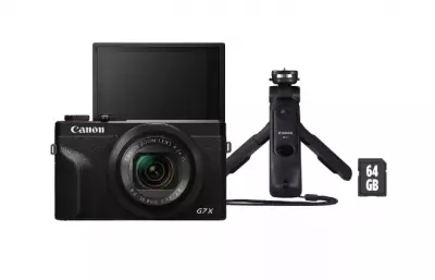 Canon Powershot G7X III Noir + Poign�e tr�pied HG-100T