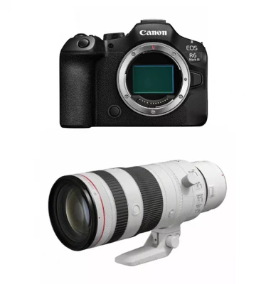 Canon R6 III + RF 70-200 mm f/2,8 L IS USM Z Blanc