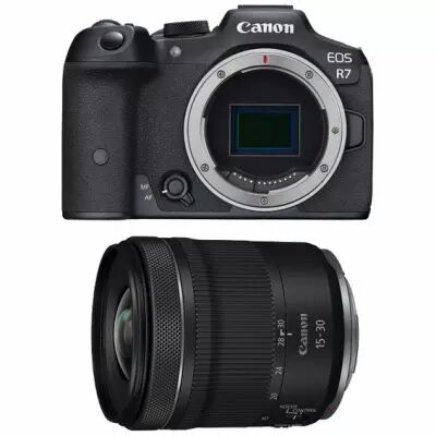 Canon R7 avec zoom Canon RF 15-30