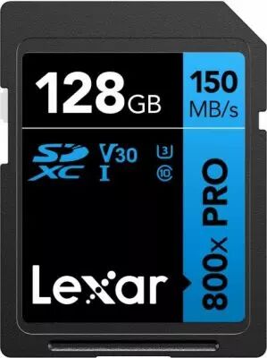 Carte m�moire Lexar 128 Go high performance 800x UHS-I SDXC