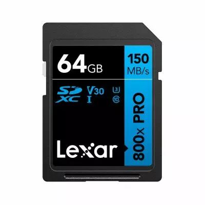 Carte m�moire Lexar 64 Go Professional 800x UHS-I SDXC