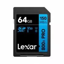 Carte m&eacute;moire Lexar 64 Go Professional 800x UHS-I SDXC