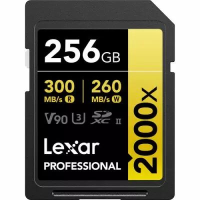 Carte m�moire Lexar Professional 2000x UHS-II SDXC 256 Go