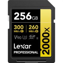 Carte mémoire Lexar Professional 2000x UHS-II SDXC 256 Go