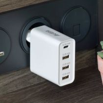 CHARGEUR rapide 4 ports (1 USB-C + 3 USB:
