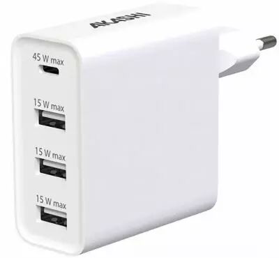 CHARGEUR rapide 4 ports (1 USB-C + 3 USB: