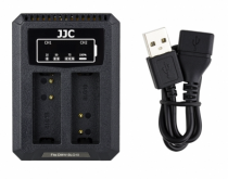 Chargeur USB pour 2 batteries BLG10 JJC