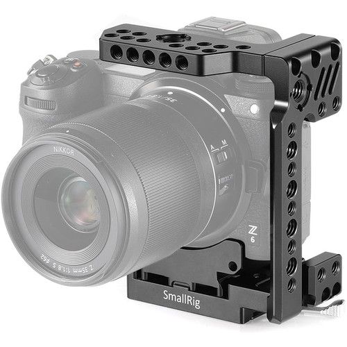 Noir Plaque en Forme de L pour Appareil Photo Nikon Z6 Z7 sans Miroir Mugast Support de Fixation pour caméra Plaque de dégagement Rapide avec Interface AS Standard 