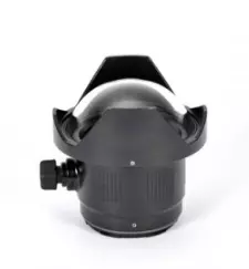 D�me 4.33\  nauticam pour adaptateur canon ef-eos m et fisheye ef 8-15 mm f4 usm