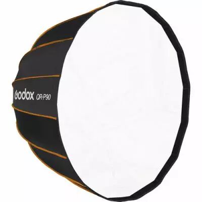 Godox P90 Softbox Parabolique (35,4\ ) � ouverture rapide