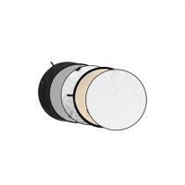 Godox Réflecteur robuste 5 en 1, couleurs or doux, argent, noir et blanc.