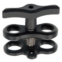 Ikelite clamp de serrage pour rotule 2,5 cm avec monture auxiliaire