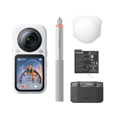 INSTA360 X6 ESSENTIALS BUNDLE (Blanc)