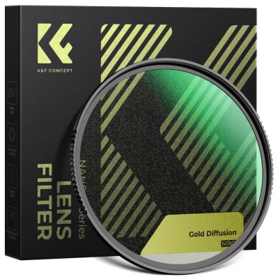 K&F CONCEPT Filtre Diffusion Gold-Mist 1/2 49mm - Nano-Xcel