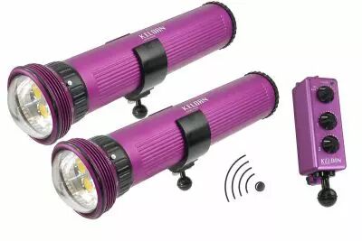 Keldan kit t�l�commande RC1 et 2x 18XR 30000 lumens