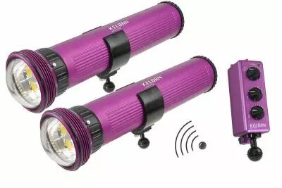 Keldan kit t�l�commande RC1 et 2x 18XR 30000 lumens