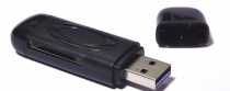 Lecteur de cartes 2-en-1 (SD-MicroSD) USB 3.0
