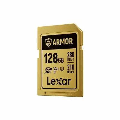 Lexar Carte 128GB SDXC Pro Gold Series Armor UHS-II