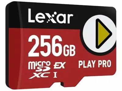Lexar Carte 256 GB SDXC PLAY PRO W600Mb/s  R900MB/s