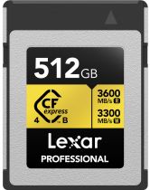 LEXAR CFexpress PRO Type B GOLD 4.0 series 512GB - R3600/W3300MB/s
