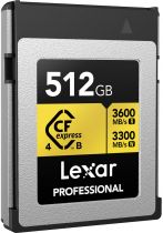 LEXAR CFexpress PRO Type B GOLD 4.0 series 512GB - R3600/W3300MB/s