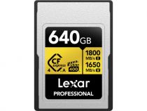 Lexar Professional Gold CFexpress 4.0 Type-A 640 GoLexar Professional Gold CFexpress 4.0 Type-A 640 GoLexar Professional Gold CF