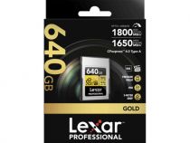 Lexar Professional Gold CFexpress 4.0 Type-A 640 GoLexar Professional Gold CFexpress 4.0 Type-A 640 GoLexar Professional Gold CF