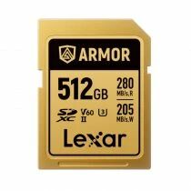 LEXAR SDXC PRO GOLD SERIES ARMOR UHS-II 512GB V60