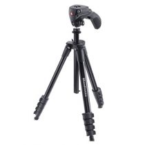 Manfrotto compact action noir trepied rotule 5 sections
