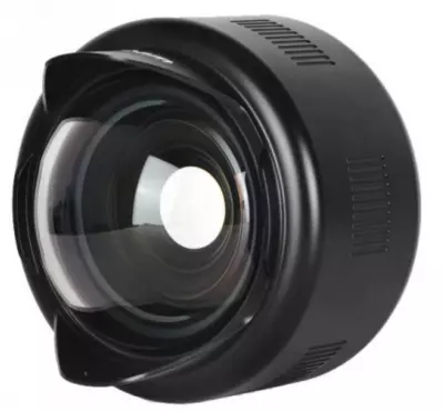 Nauticam Convertisseur WACP-1B grand angle 0,36x N120/N100 avec collier flottant et bague de montage pour hublot interchangeable