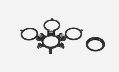 Nauticam Support triple rabattable M67 pour ports M67