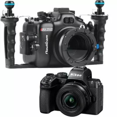 Nauticam Z50II avec Nikon Z50II et zoom 16-50mm