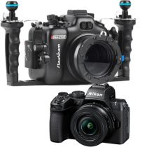 Nauticam Z50II avec Nikon Z50II et zoom 16-50mm