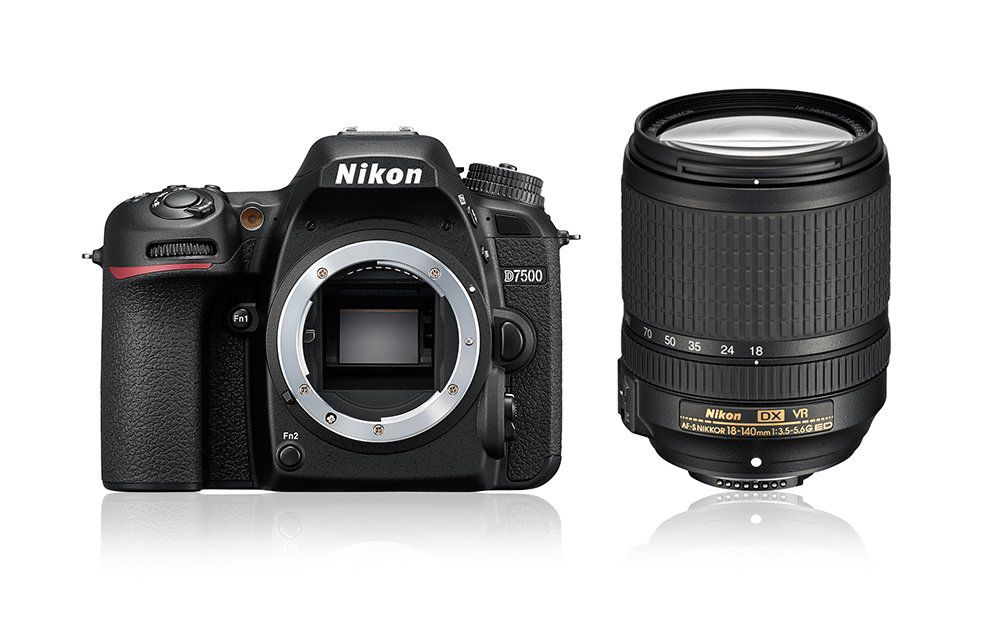 Nikon D7500 avec 18-140 VR appareil photo numérique Réflex Boîtier Noir