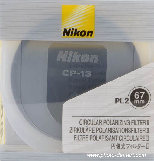 Nikon filtre polarisant circulaire en 67 mm