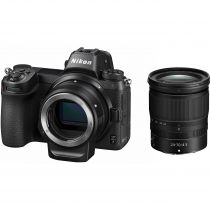 Nikon Z7 mirrorless avec adaptateur FTZ et Z 24-70mm f/4 S