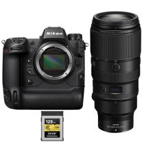 Nikon Z9 avec Z 100-400mm et carte CF 128