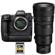 Nikon Z9 avec Z 400mm f/4,5 et carte CF 128