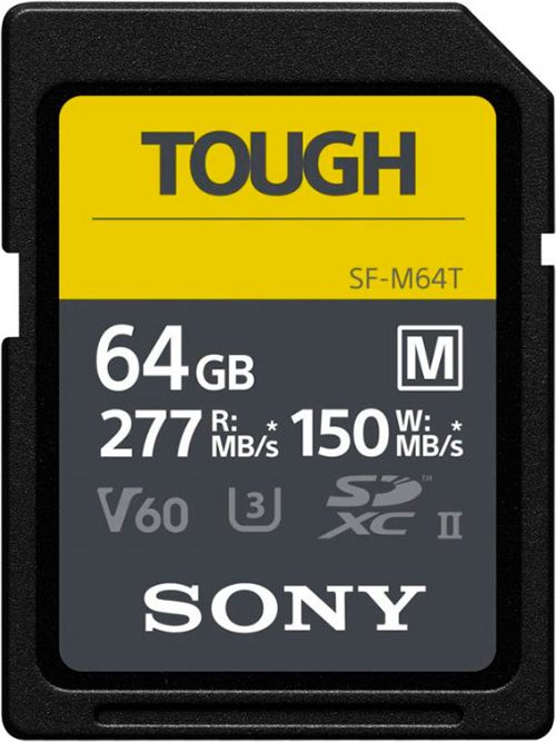 NY SD SERIE M TOUGH UHS-II 64GB CL 10 V60 (jusqu'à 277MB/S en lecture et  150MB/S