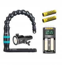 Pack AOI Phare video 3000 LM avec platine simple et bras flexible