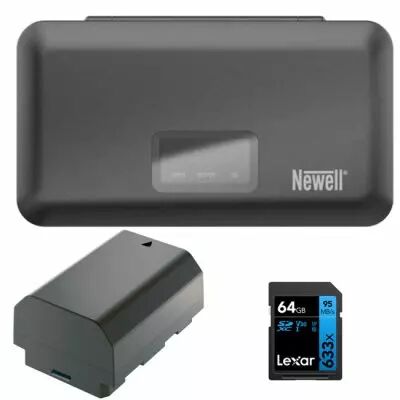 Pack chargeur, batterie et carte pour Sony